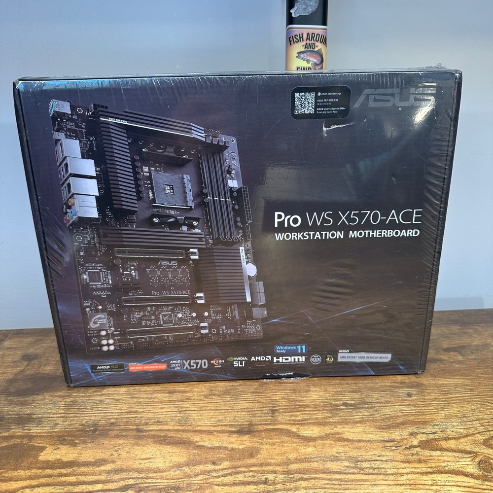 ASUS Pro WS X570-ACE Workstation Motherboard AMD AM4 Socket X570 Chipset New
